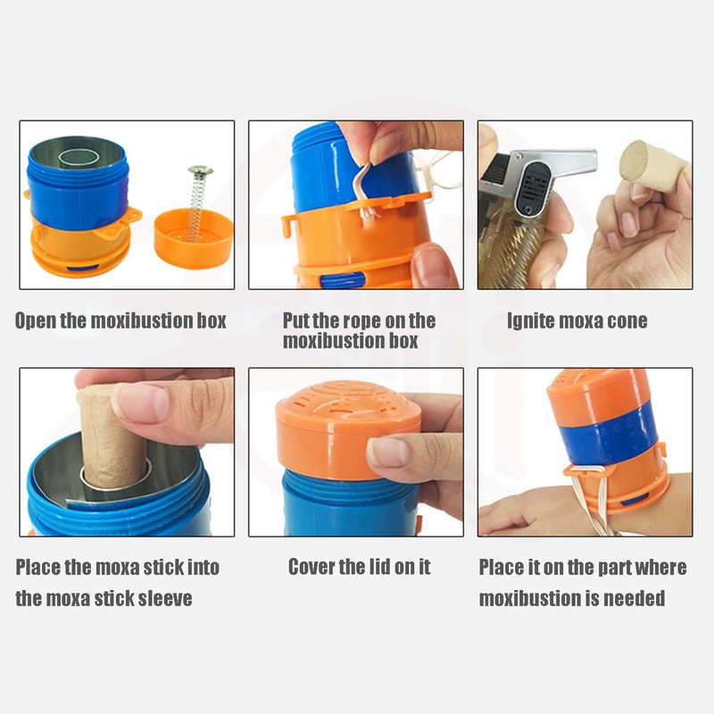 Moxibustion Box MultiLayers Body Moxibustion Treatment Therapy Moxa Holder Can