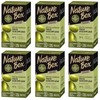 6 x Nature Box Pampering Solid Shower Care with Olive Fragrance, Natural Cosmetics, 100 g (Pack of 6)