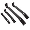 4 PCS Flat Pry Bar Set 15",12",9",7" Heavy Duty Nail