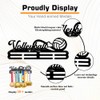 NBEADS Medals Hanger Display Holder Rack, Volleyball Theme Medals Display