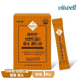 비웰 카무트 브랜드밀 효소 골드S 30포 1박스 Biwell Kamut Brand Wheat Enzyme Gold S 30 Packs 1 Box
