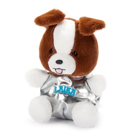 The Petting Zoo Laika Space Dog Stuffed Animal Plushie, Gifts for Kids, Nuggetz Animals, Space Dog Plush Toy, 6 inches