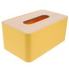 Alipis Pp Wood Desktop Tissue Box Napkin Storage Modern Design