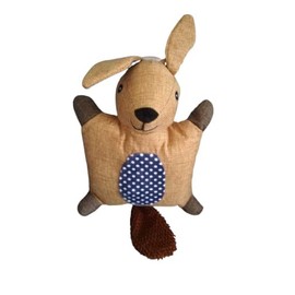 Easter Dog Toy - Bunny Crinkle Dog Toy with Squeaker Tail, Pet Gifts, Plush Toy