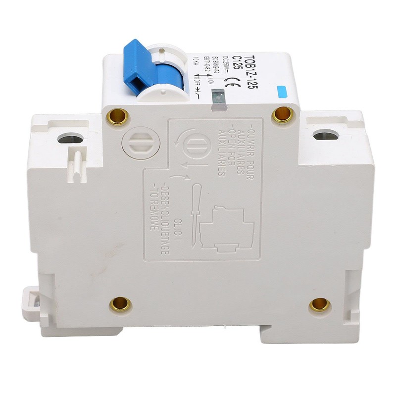 DC Circuit Breaker 1P 125A 250V DIN Rail Mounted Arc