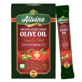 ALLVINE Olive Oil Tomato Shot 15ml 14 packets, 1 piece, 210ml / ALLVINE 올리브오일 토마토샷 15ml 14포, 1개, 210ml