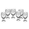 Pineapple Crystal Shot Glasses Beverege Drinkware by Godinger - Set