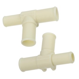 A ABSOPRO Heater Water Pipe for Toyota RAV4 2006-2009 Metal Black (Set of 2)