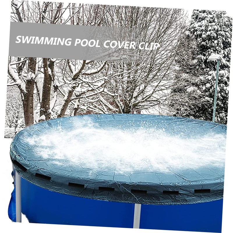 SUPVOX 1set Pool Cover Clips Replaceable Winter Cover Clamp Outdoor