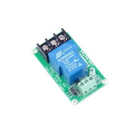 KNACRO 30A 1 Channel Relay Module High Low Level Trigger with Optocoupler Isolation Load DC 30V AC 250V 30A for PLC Automation Equipment Control Industrial Control (1-CH 24V)