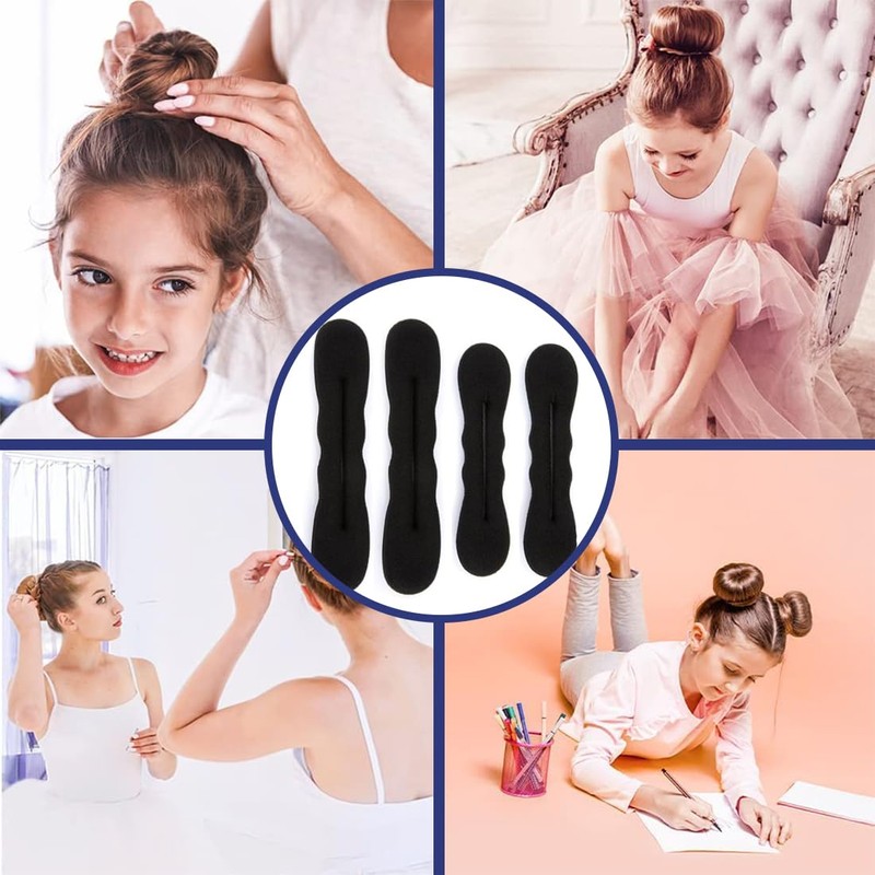 4 Stück Bun Maker, Pillow Top Hair Stylist, Hair Plate