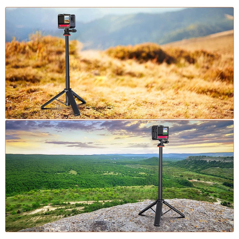VRIG Extendable Selfie Stick Tripod for Insta360 X3 Accessory for