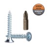 Marcopol (Pack of 50) Zinc Plated Steel Wood Screws, 6.0