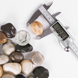 River Rocks for Plants 5.5 LB Small Decorative Pebbles 1"-1.5" Polished Stones Smooth Aquarium Gravel for Fish Tank Vases Indoor Planters Outdoor Landscaping Garden (88oz)