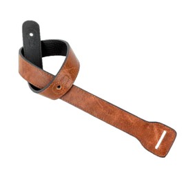Walker & Williams XL-60 Chestnut Brown Guitar Strap Extender Lengthens Many Brands of Straps Up To 60"