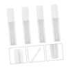 BIUDECO Empty Lip Gloss Bottles 4 Pack Square Lip Gloss