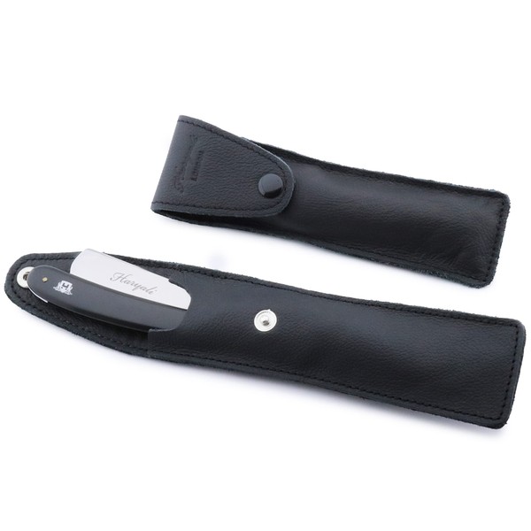 Protective / Travel Leather Straight Razor Case for Traditional straight cut throat Shaving razor