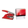 Hubco Premium Red Notary Seal Embosser and Hubco Red Printer