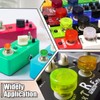 BokWin 20Pcs Clear Guitar footswitch Cap, Footswitch Topper Pedal Switch