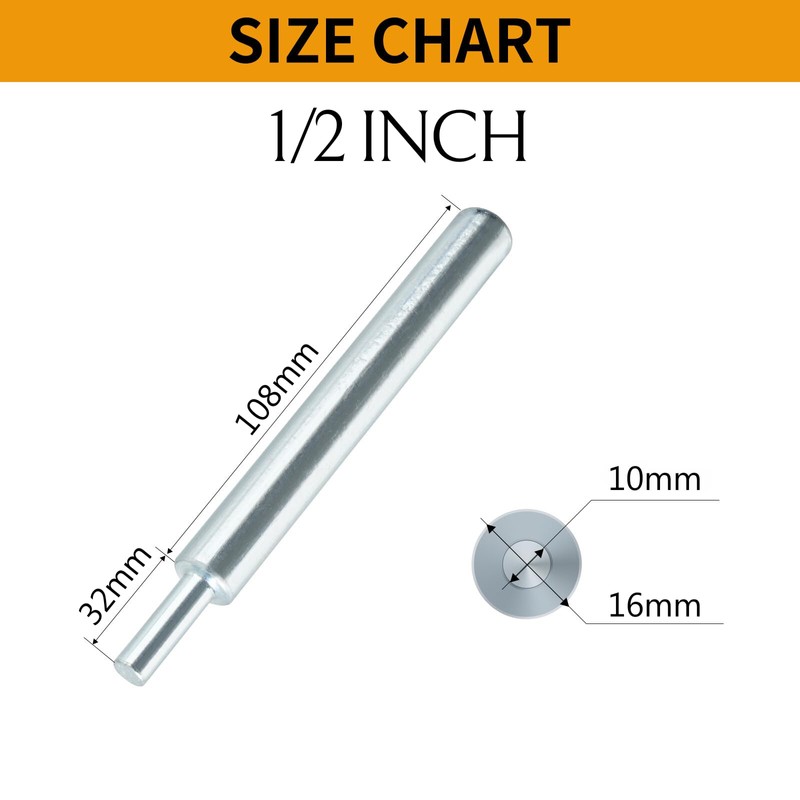 YaaYii Drop-in Anchor Setting Tool for Concrete - 5PCs Thread