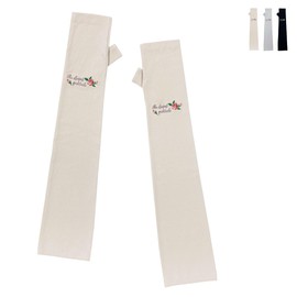 Milieu W6920-31 UV Protection Arm Cover, Long Sun Protection, Women's, 100% Cotton, UV Gloves, Fingertips, UV Care, Gloves, Thumb, Driving, Bicycle, Breathable, Smartphone Compatible, Sports, Golf, UV