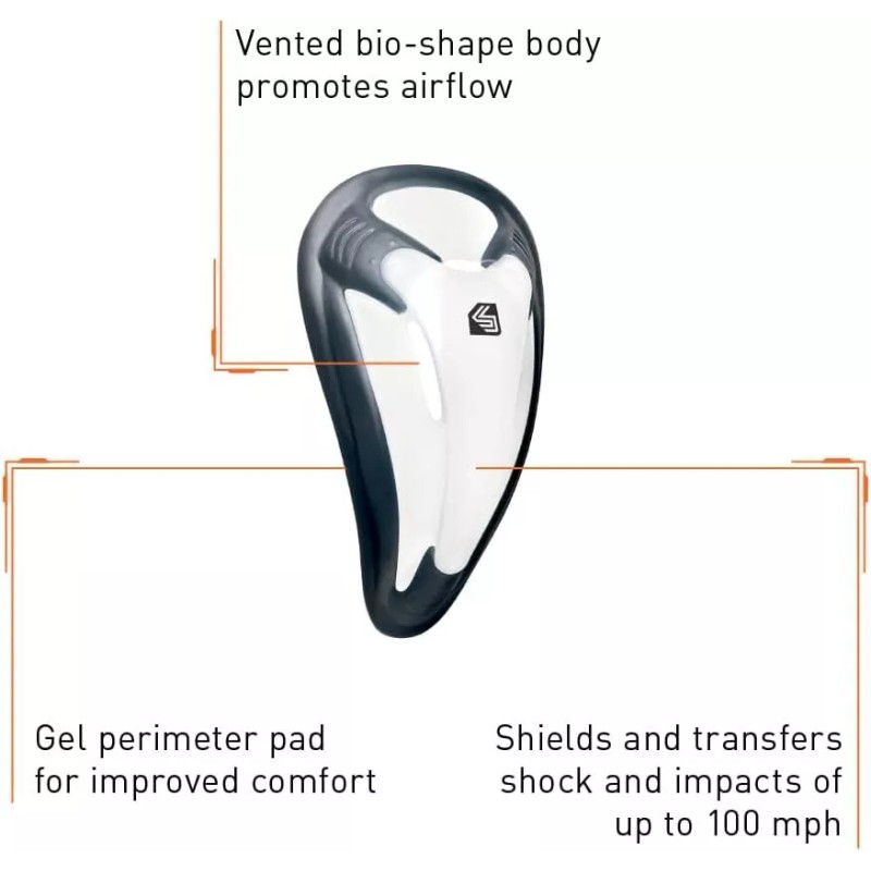 Shock Doctor Men's Compression Shorts With Protective Cup Breathable Athletes