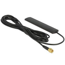 DeLOCK 88987 Omni-directional antenna SMA 3dBi network antenna 88987, 3 dBi, 0.791-0.96/1.71-2.7, 50, Omni-directional antenna, SMA, 2.0:1