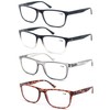 OLOMEE-Gafas de lectura 4.5 de gran tamaño, grandes y cuadradas,