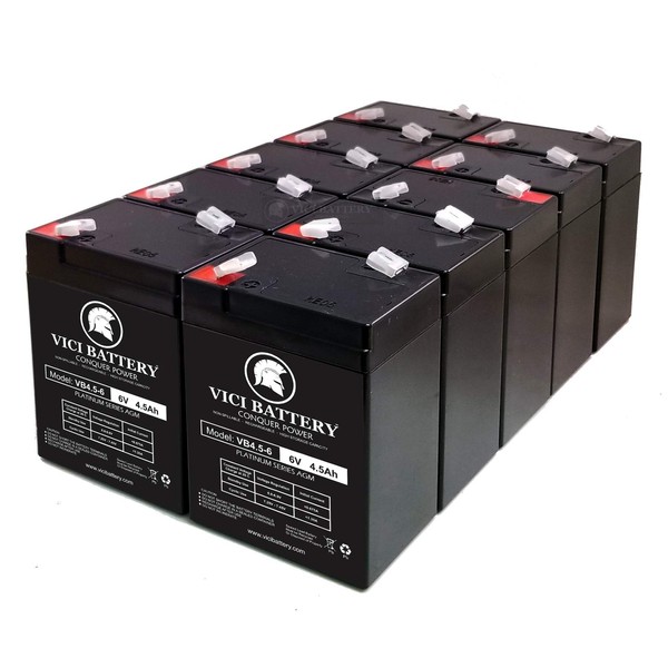 VICI Battery Exit Sign Battery 6V 4.5Ah Backup - 10