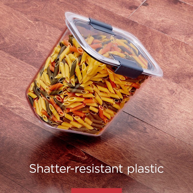 Rubbermaid Brilliance BPA-Free Food Storage Containers with Lids Airtight Kitchen