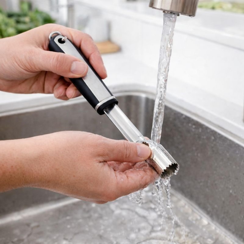 PARENCE – Nucleo di mele in acciaio inox/Rimuovipietra – 20