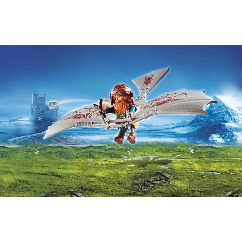 Playmobil Dwarf Flyer, Multicolor, Model:9342