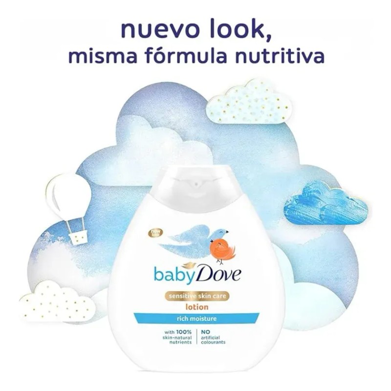 Crema Hidratante Para Bebé Baby Dove Sensitive Skin Care 200