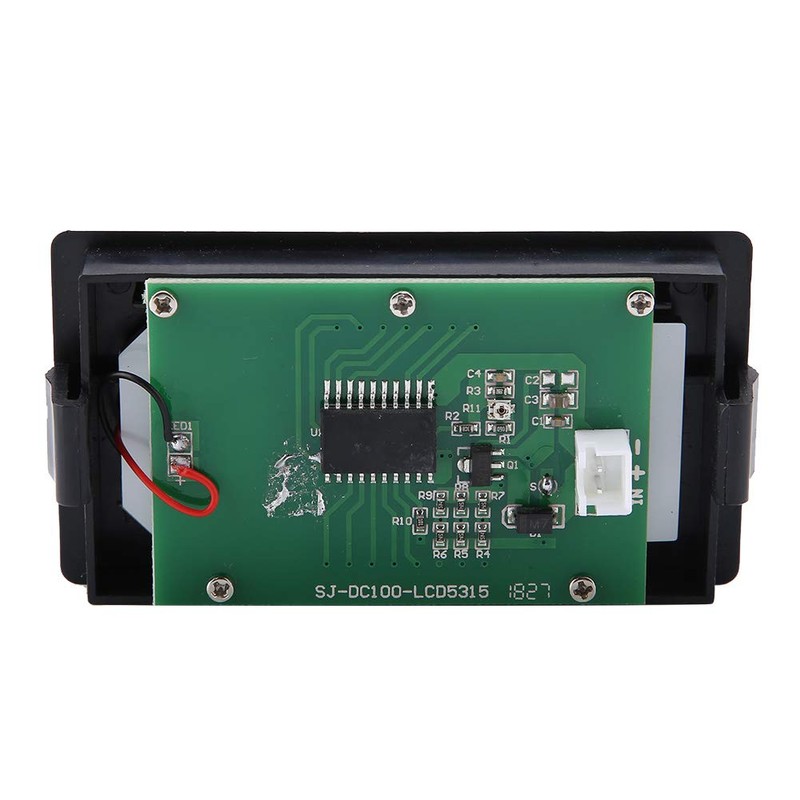 QANYEGN Digital Display Voltage, Two Wire LCD Voltmeter, Voltage Monitor