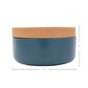 Ceramic and Cork Large Breathable Produce Bowl with Lid to