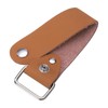 sourcing map 2pcs Tape Measure Holder 4.8" Leather Tape Measure