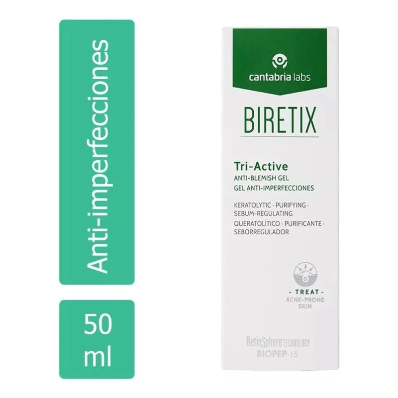 Biretix Tri Active Gel Anti Imperfecciones -cantabria- 50ml Todo Tipo