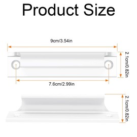 JOCXZI Door Handle Balcony Door Exterior – Includes Stainless Steel Screws Balcony Door Handle Exterior Door Handle Patio Door Handle for Doors and Windows, Drawers, Cabinet Doors etc