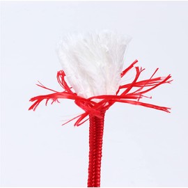 Himtop 30M Red Nylon Rope 6MM Multi-functional Nylon Rope Cord Hanging String, Traction Tying Rope for Camping Outdoor Activities Garden Bundling Garage Clothesline