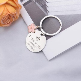Mom Mum Birthday Gifts from Daughter Son Best Mum Keyring Gifts for Mum Mummy Christmas Retirement Gifts for Mom Mother Mum Appreciation Gifts for Women to the World's Number One Mom Keyring Gift