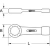 KS Tools 517.0941 Hd Slogging Ring Spanner 41mm