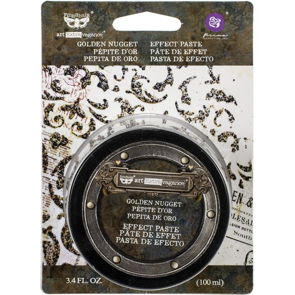 Prima Marketing Finnabair Art Extravagance Effect Paste 100ml Jar-Golden Nugget