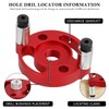 Woodworking Center Finder Kit Vertical Self Centering Dowel Jig Kit