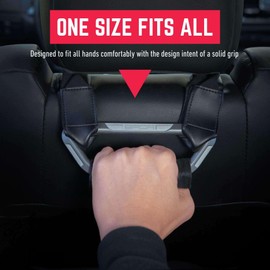 GPCA GP BackGrip X for Back seat Passengers, Lifted Truck, Jeep offroard, Kid, Senior assitant get in and Out of The viechle (1Pair, Grey)