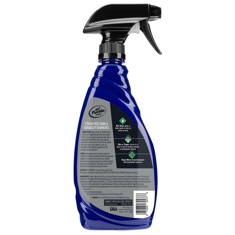 Turtle Wax 53878 ICE Spray Wax, Ultimate High Shine Wax