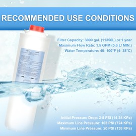 51300C Replacement Filter,Compatible with EzH2O Filter Replacement Bottle Station High Capacity 3000 Gallon,for Elkay 51300c replacement filter (3 PACK)