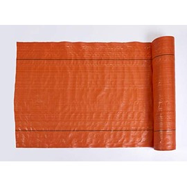 Mutual MISF1845 Polyethylene Silt Fence Fabric, 500' Length x 48" Width, Orange