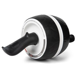 Upgraded and Widened Ab Roller Wheel with Knee Pad Mat,Automatic Rebound Abdominal Wheel Abs Workout Equipment,Home Gym Equipment,No Noise Ab Wheel for Men&Women Abdominal-White