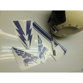 TOP GUN HGU-33 / 55 Flight Helmet Decals VF-143 Pukin Dogs F-14 Tomcat MAVERICK