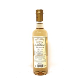 Delicious Traditional White Balsamic Vinegar from Modena Italy -Fattoria Estense - Excellent on salads and vegetables, 16.9 oz.